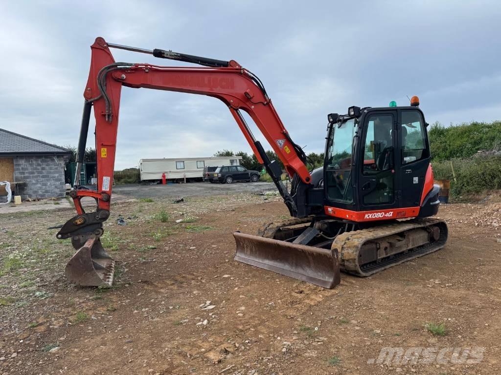 Kubota KX 080-4 Малые экскаваторы 7т-12т