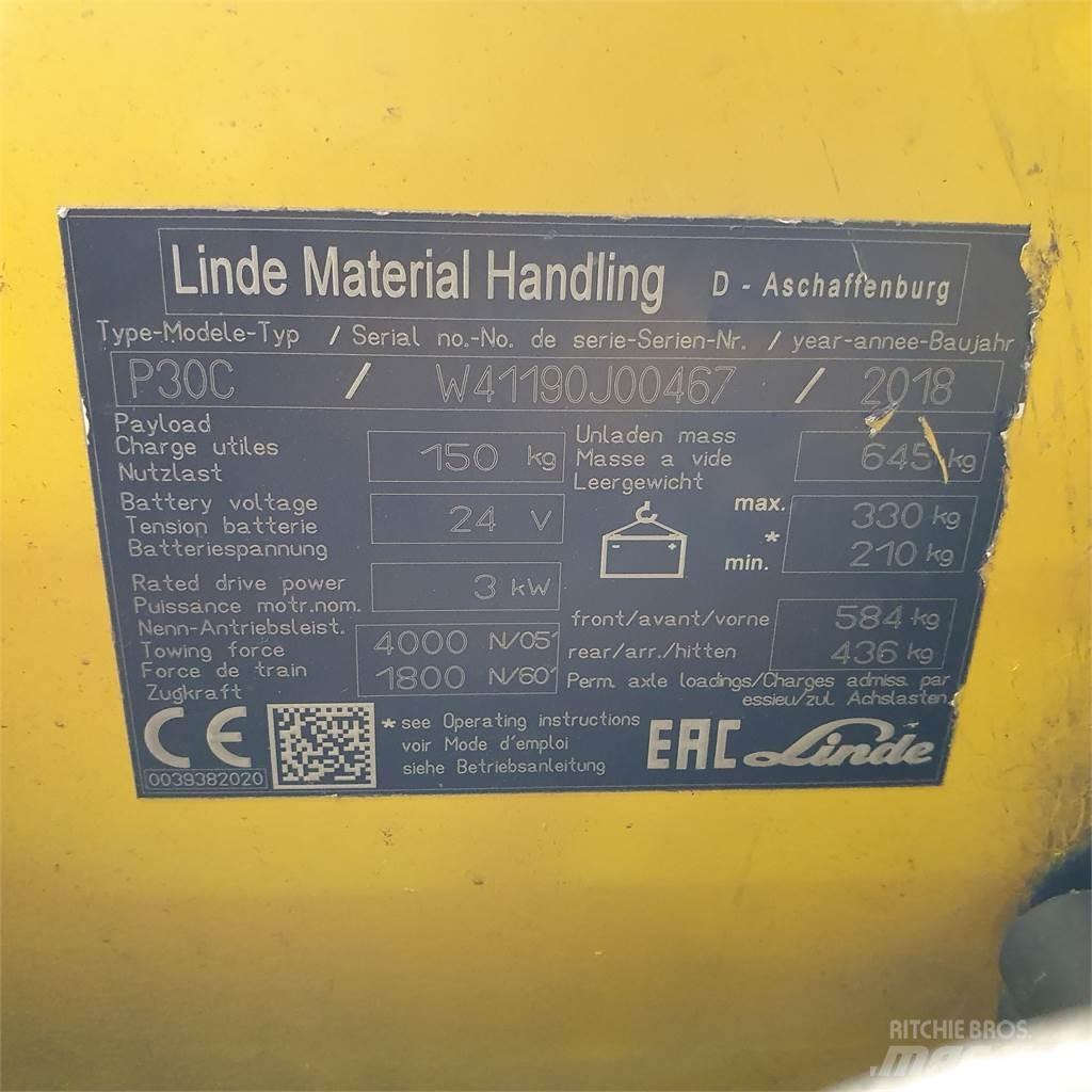 Linde P30C Складские электротягачи