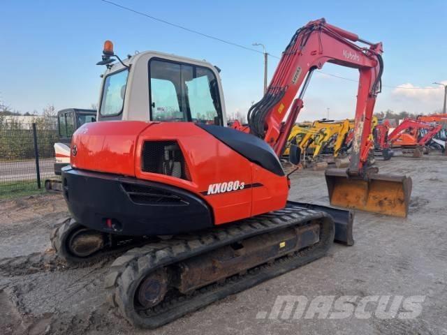 Kubota KX 080-3 Малые экскаваторы 7т-12т