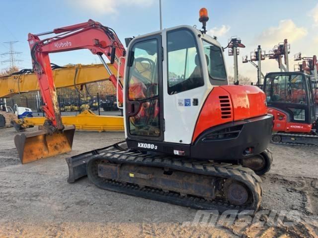 Kubota KX 080-3 Малые экскаваторы 7т-12т
