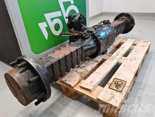 Komatsu WA 90 bridge Оси