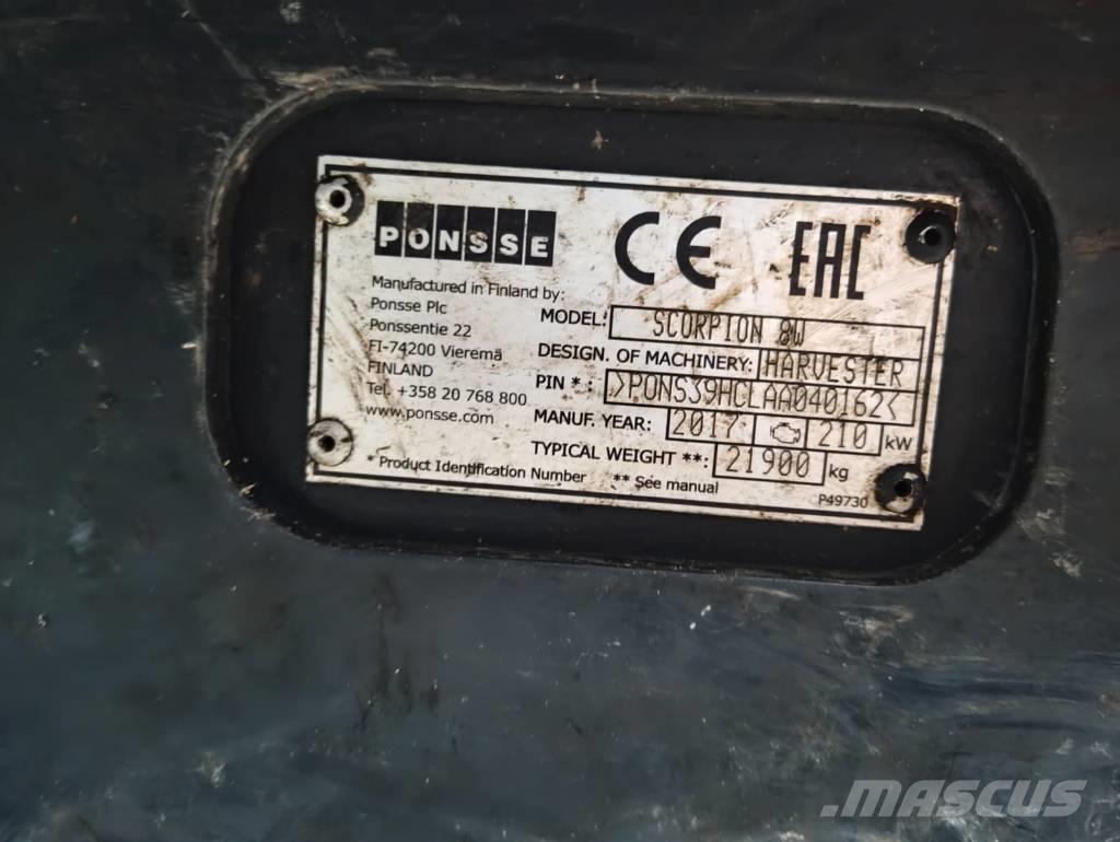Ponsse Scorpion Харвестеры