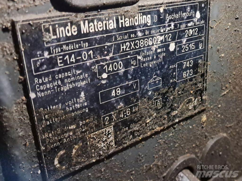 Linde E14-01 Электропогрузчики