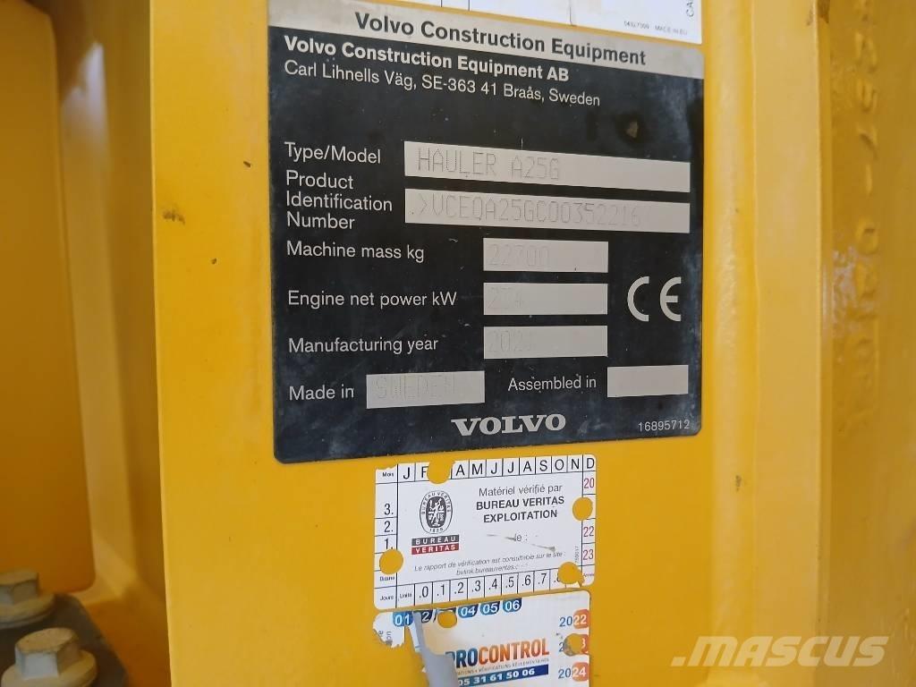 Volvo A 25 G Шарнирно-сочленённые самосвалы