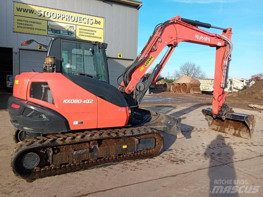 Kubota KX 080 Малые экскаваторы 7т-12т