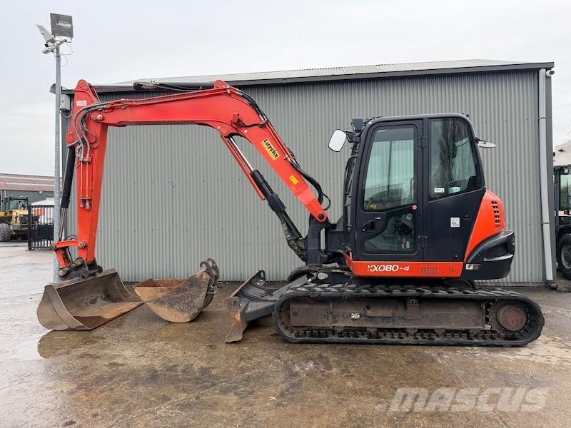 Kubota KX 080-4 Малые экскаваторы 7т-12т