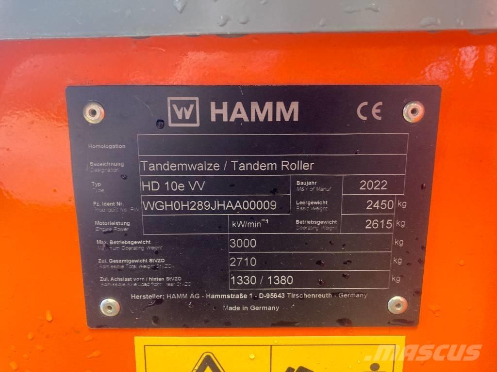 Hamm HD 10e VV H289 Уплотнители грунта