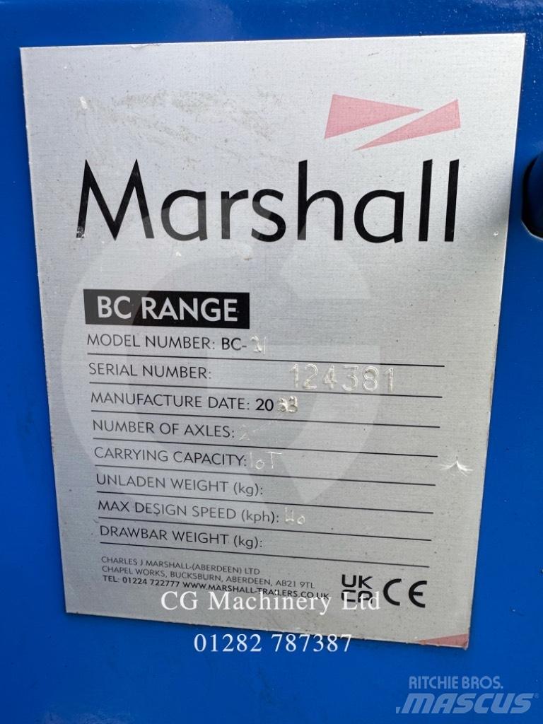 Marshall BC21 Прицепы для тюков и рулонов