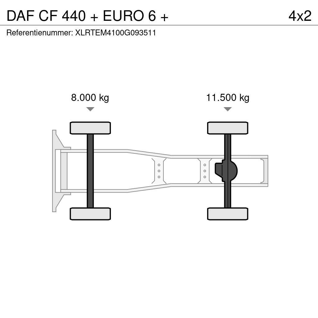 DAF CF 440 + EURO 6 + Седельные тягачи