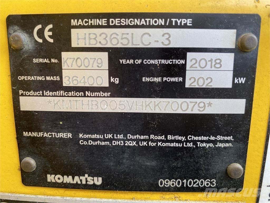Komatsu HB365LC-3 Гусеничные экскаваторы