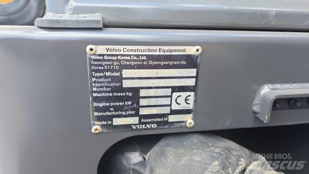 Volvo ECR 88 D Малые экскаваторы 7т-12т