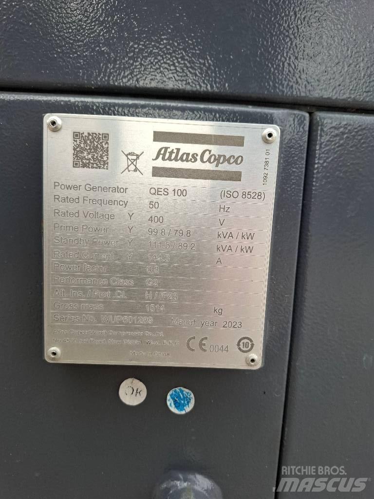 Atlas Copco QES 100 Дизельные генераторы