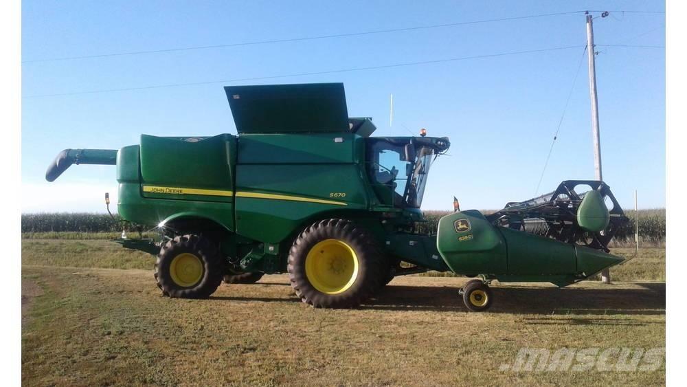 John Deere S 670 Зерноуборочные комбайны