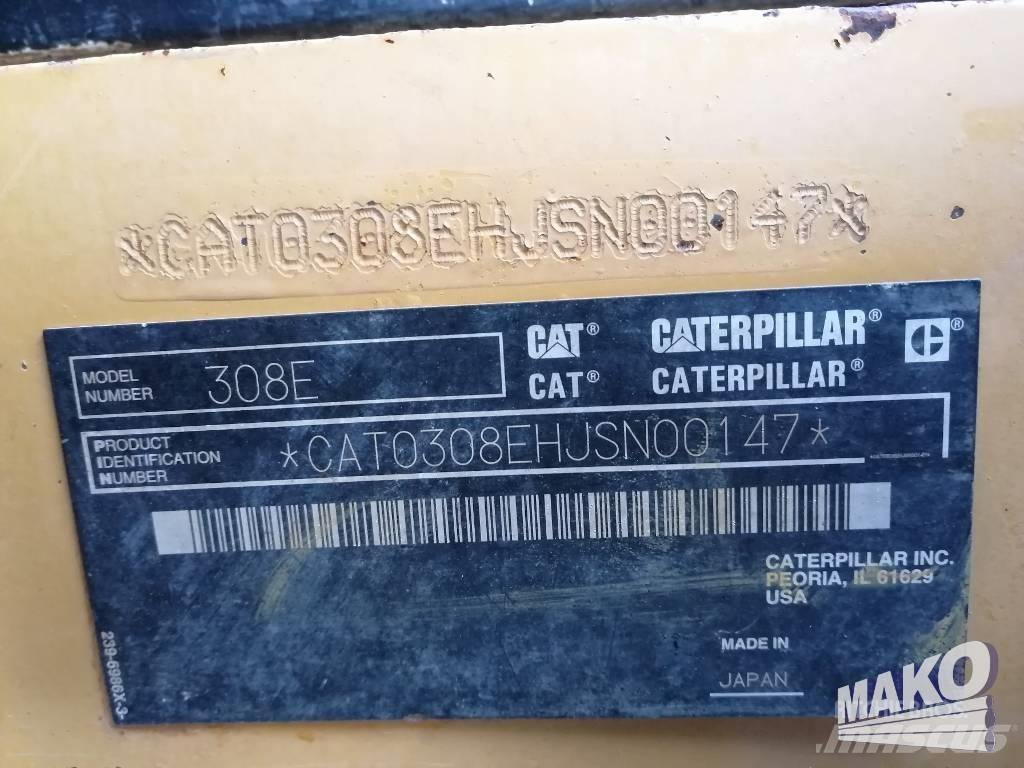 CAT 308 E CR Малые экскаваторы 7т-12т