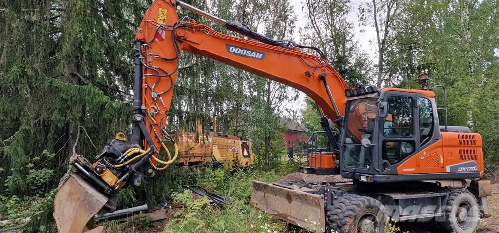 Doosan DX170W Колёсные экскаваторы