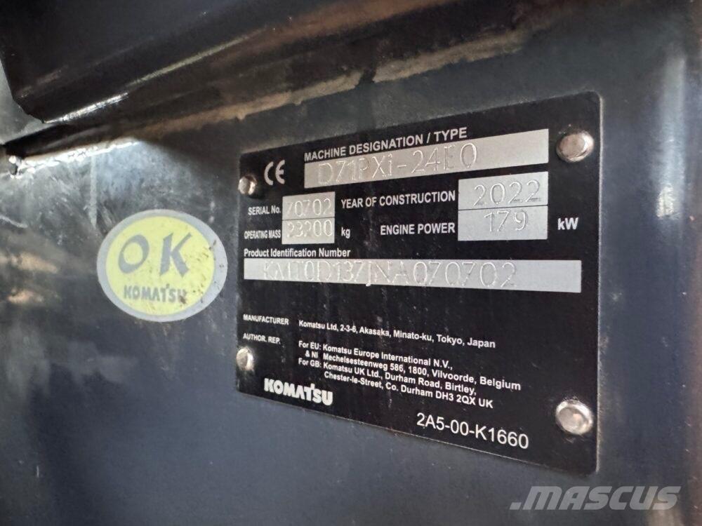 Komatsu D71 PXi-24EO Гусеничные бульдозеры