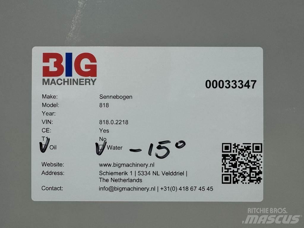 Sennebogen 818E Колёсные экскаваторы