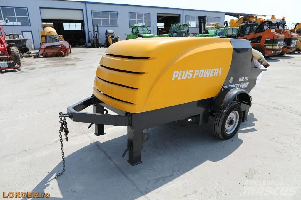 Plus Power VTGZ - 20S Бетононасосы
