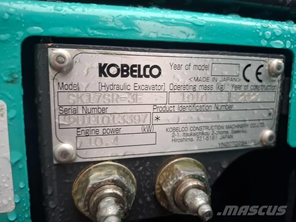 Kobelco SK 17 SR-3E Мини-экскаваторы