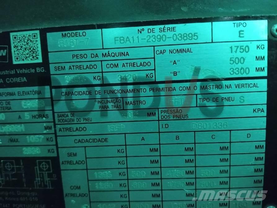 Doosan B 18 T-7 Электропогрузчики