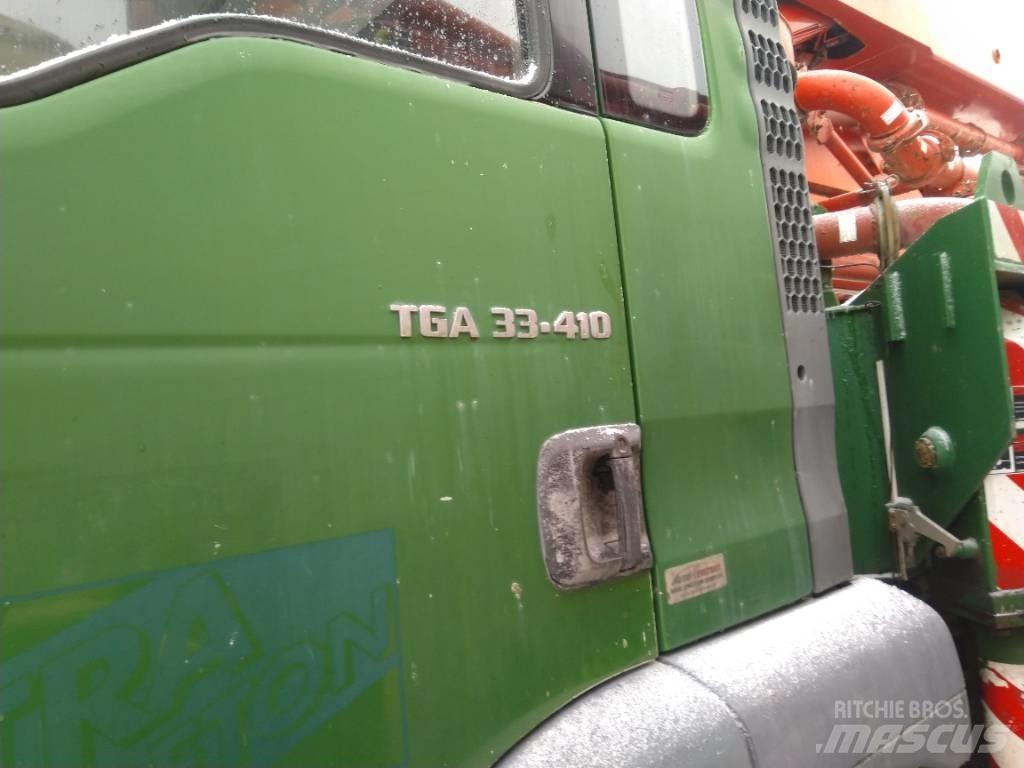 MAN TGA 33.410 Бетононасосы