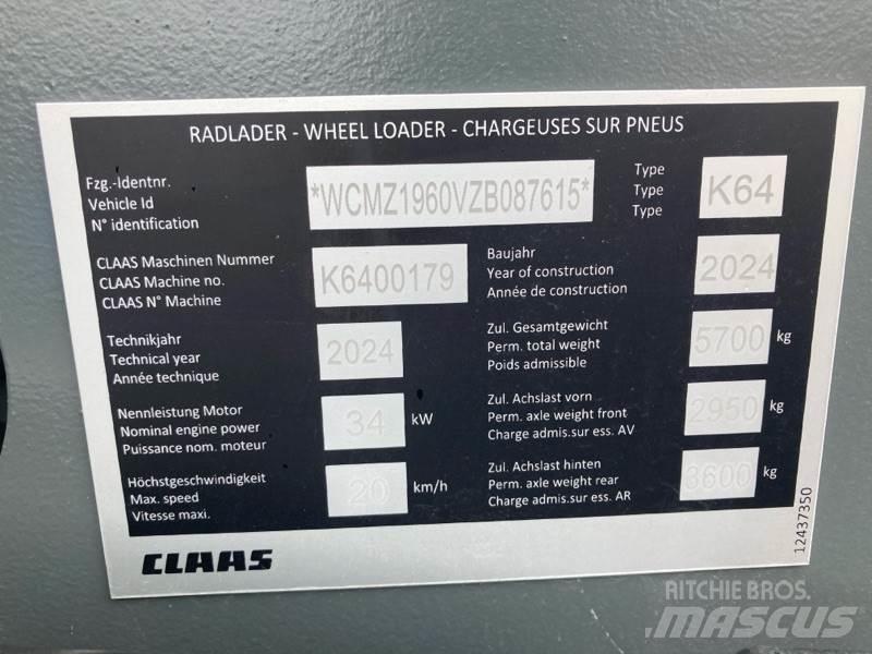 CLAAS TORION 530 Фронтальные погрузчики