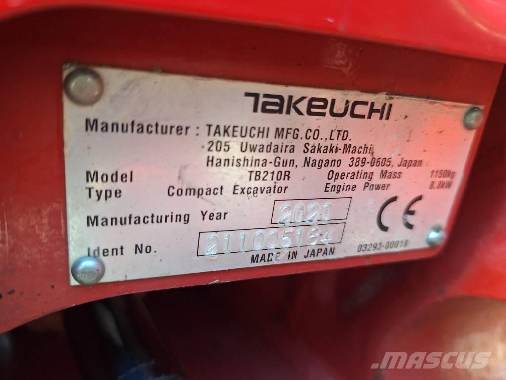 Takeuchi TB 210 R Мини-экскаваторы