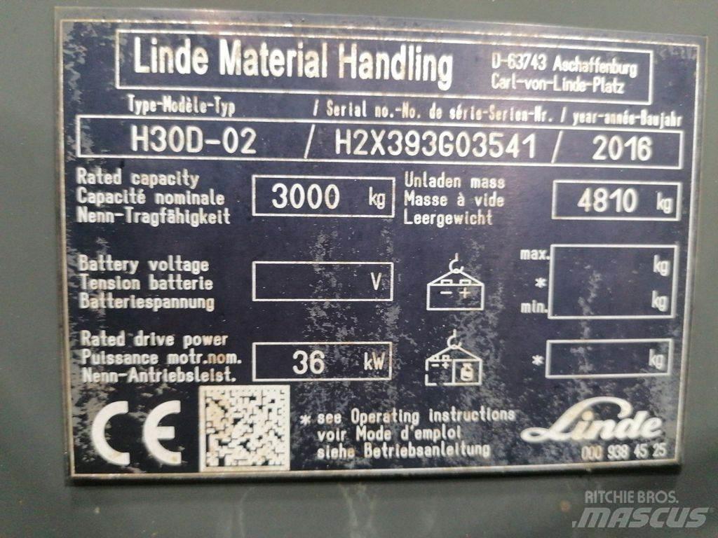 Linde H30D-02 Дизельные погрузчики