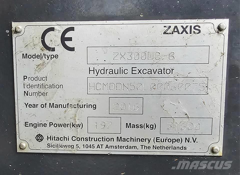 Hitachi ZX 300 LC-6 Гусеничные экскаваторы