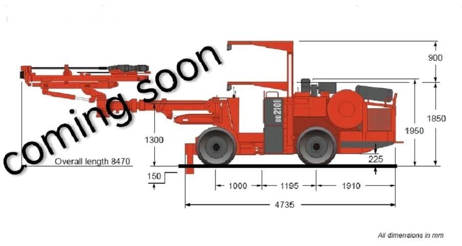 Sandvik DD 210 Туннельные буры