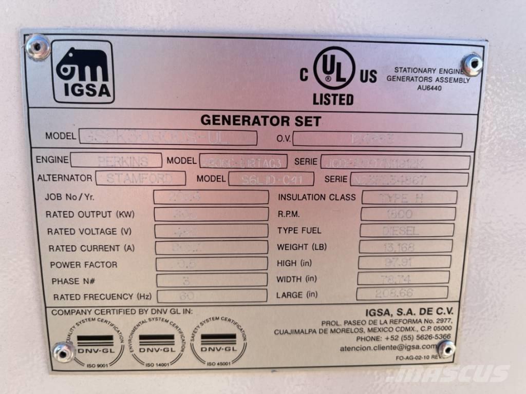  IGSA  GSPK20600L-UL Дизельные генераторы