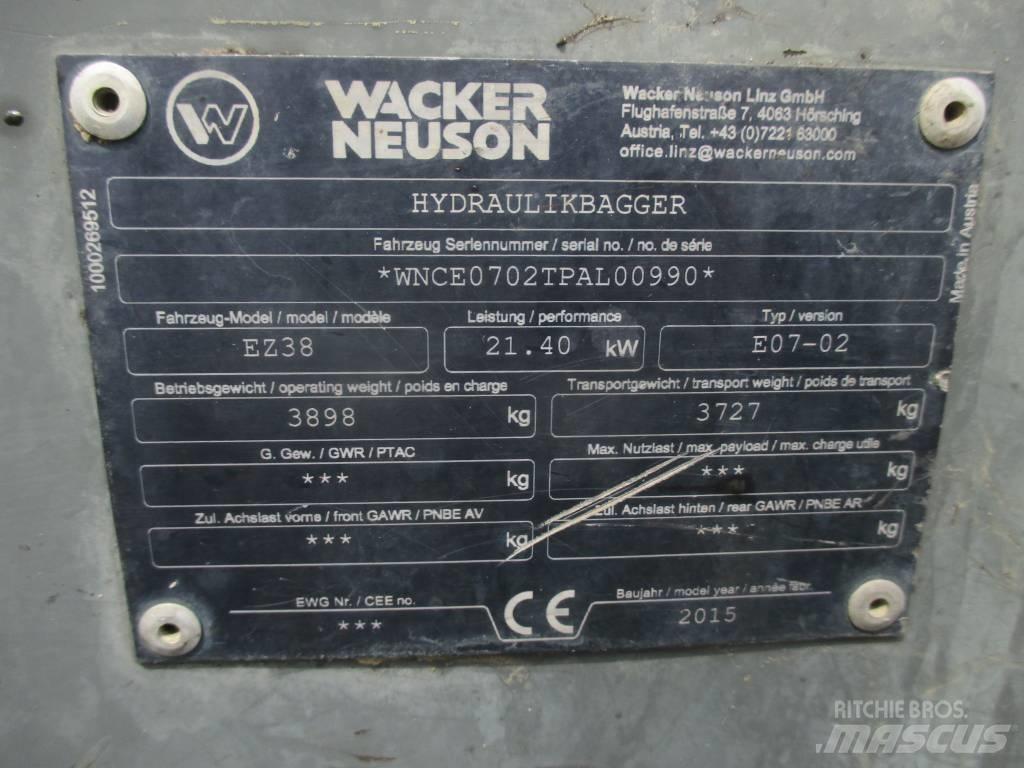 Wacker Neuson EZ 38 Гусеничные экскаваторы