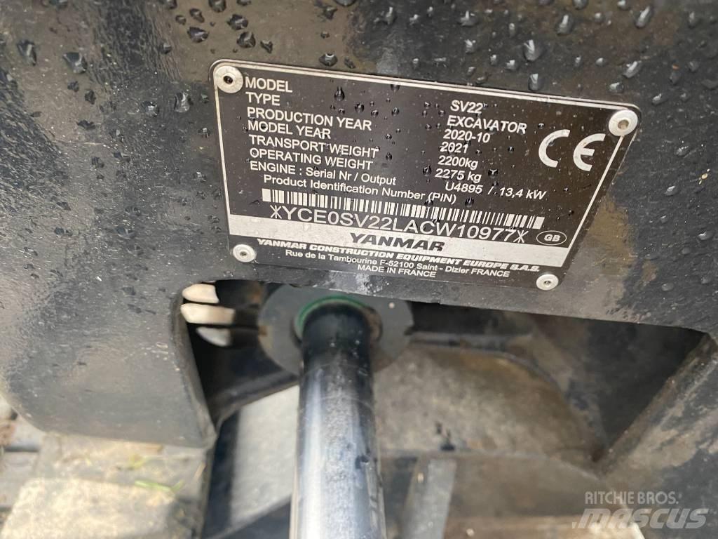 Yanmar SV 22 Мини-экскаваторы