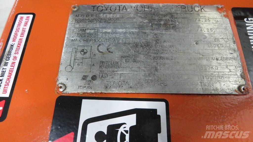 Toyota 5FBE18 Электропогрузчики