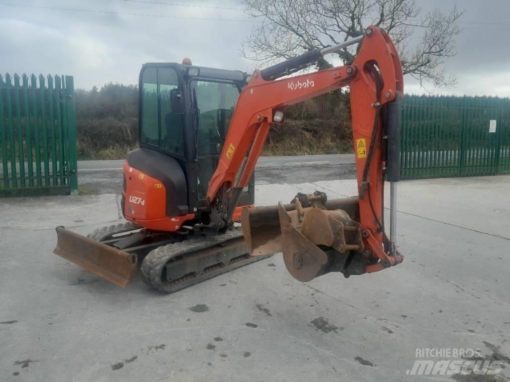 Kubota U 27-4 Мини-экскаваторы