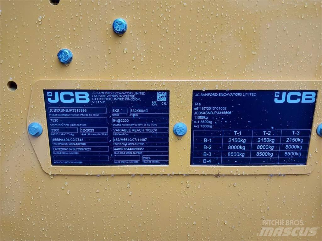 JCB 532-60 AGRI Телескопические погрузчики