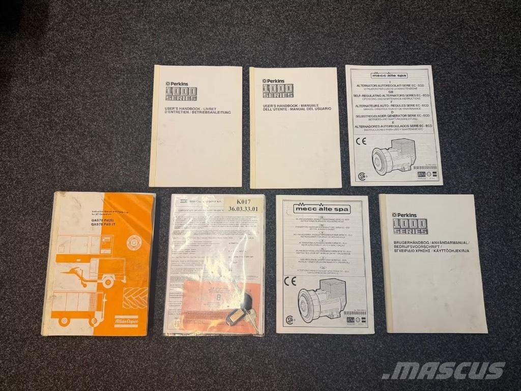 Atlas Copco QAS 78 Дизельные генераторы