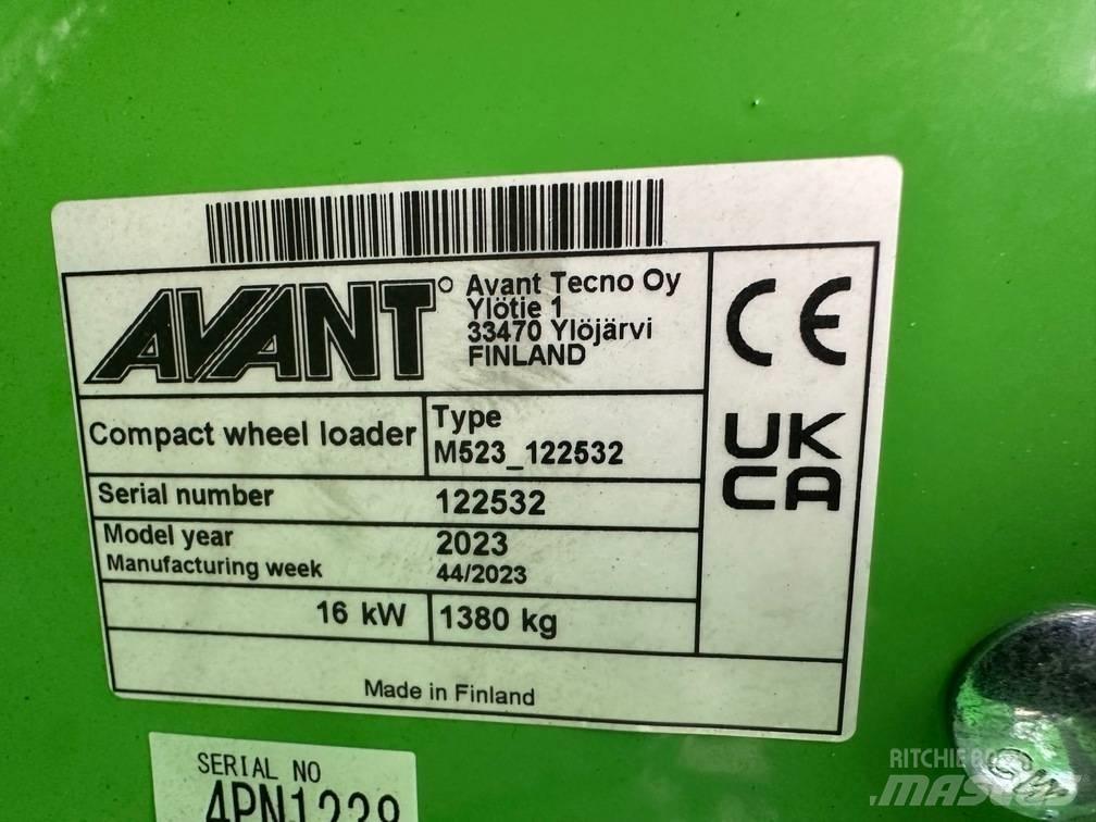 Avant 523 Многофункциональные сельскохозяйственные погрузчики