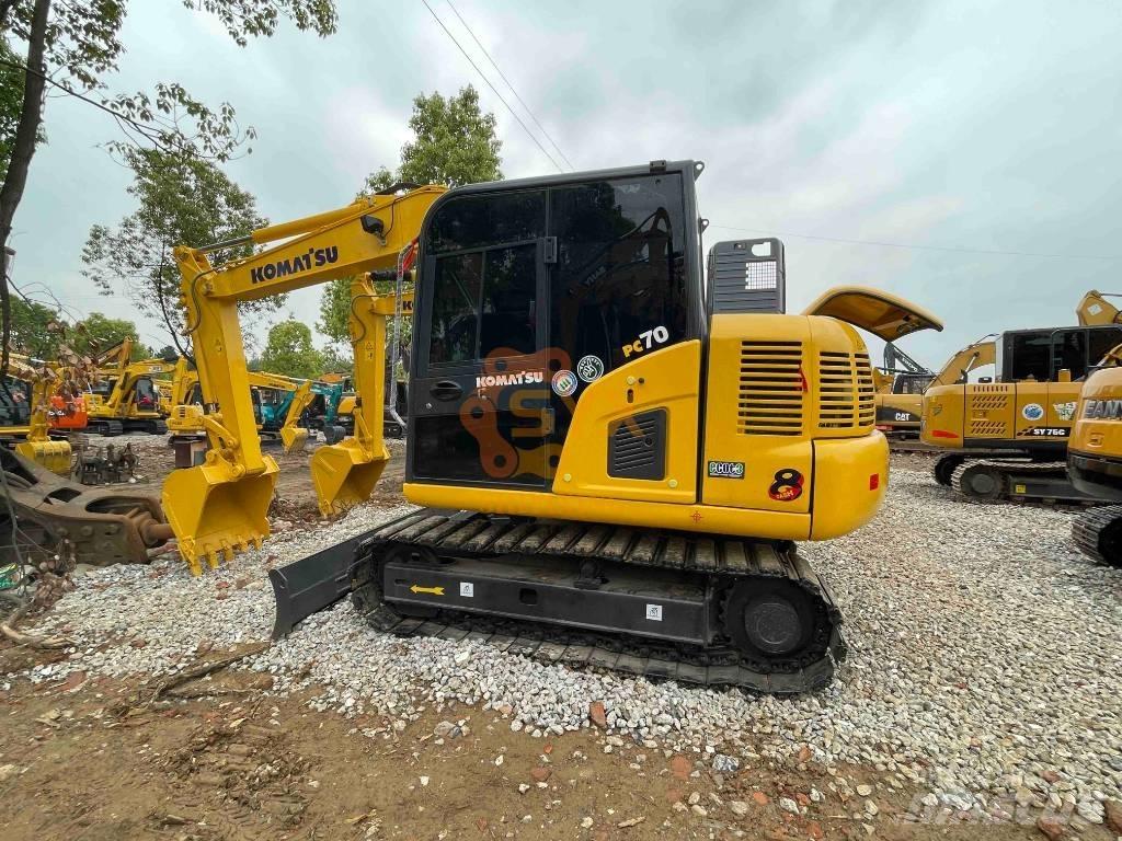 Komatsu PC 70 Малые экскаваторы 7т-12т