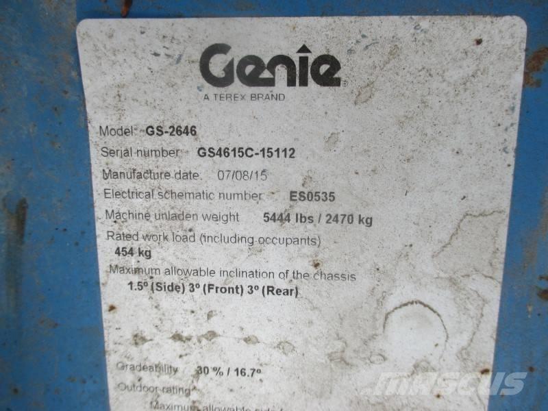 Genie GS 2646 Ножничные подъемники