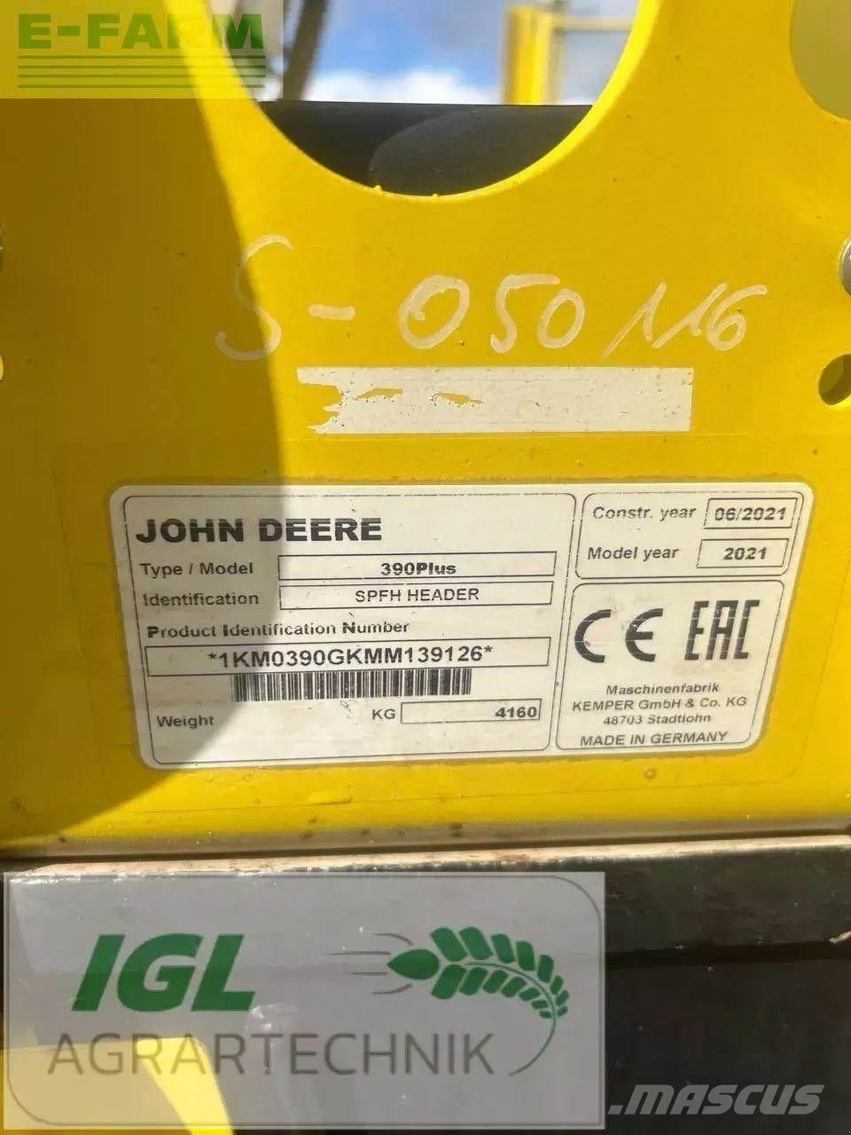 John Deere 9700 i Самоходные кормоуборочные комбайны