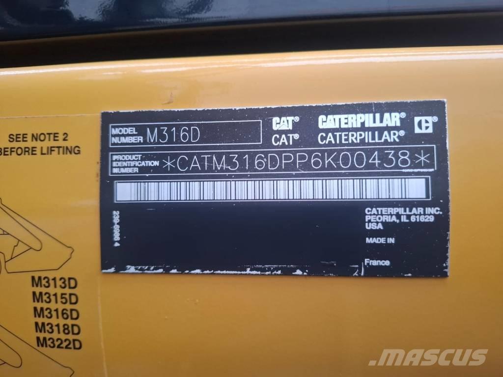 CAT M 316 D Колёсные экскаваторы