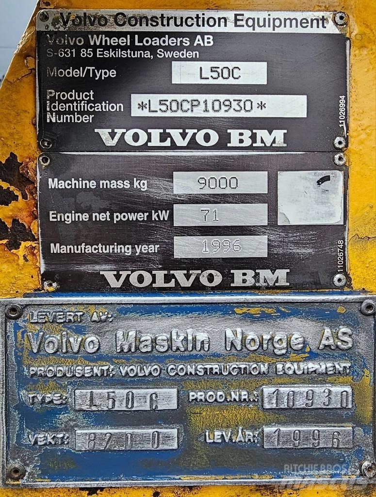 Volvo L 50 C Фронтальные погрузчики