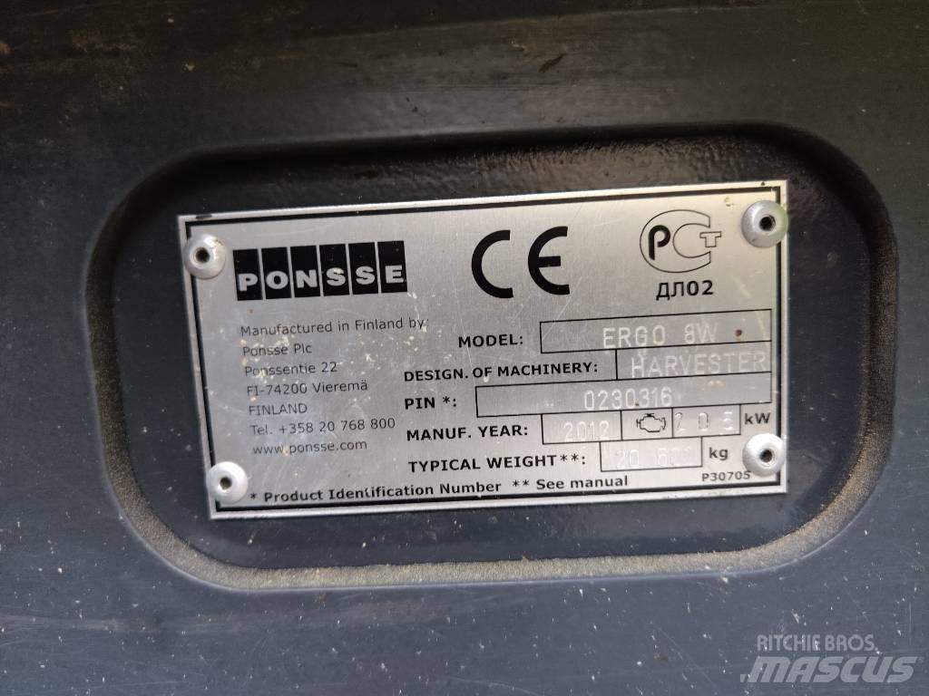 Ponsse ERGO 8W Харвестеры
