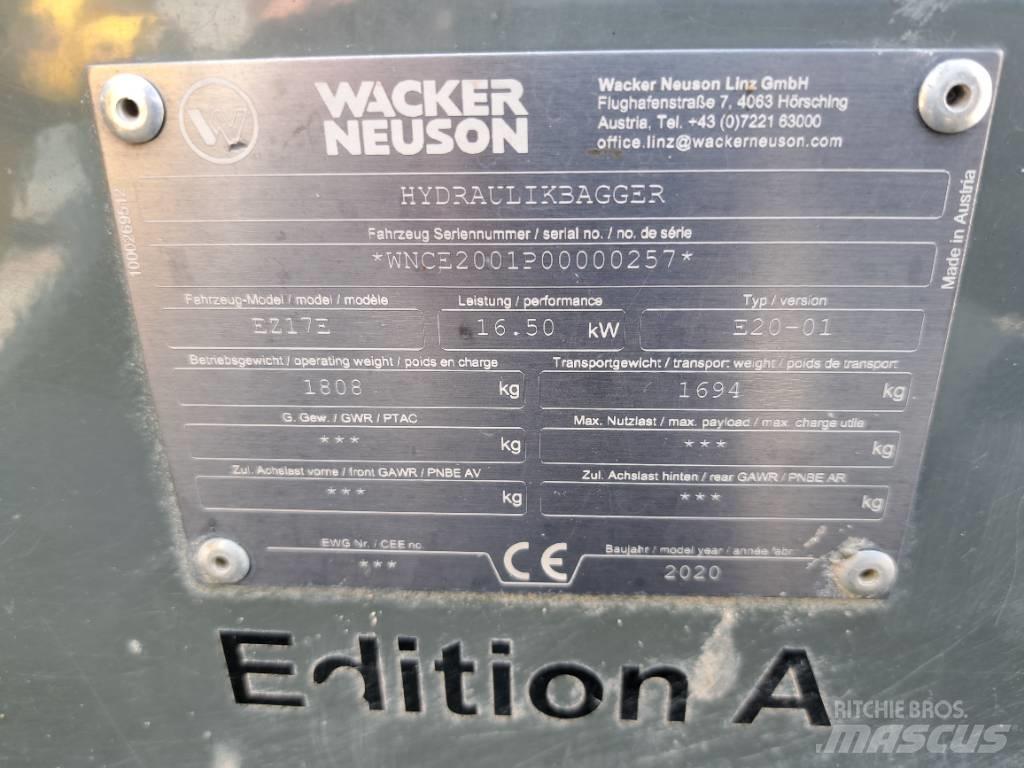 Wacker Neuson EZ17e Гусеничные экскаваторы
