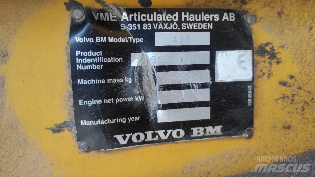 Volvo A 35 Шарнирно-сочленённые самосвалы