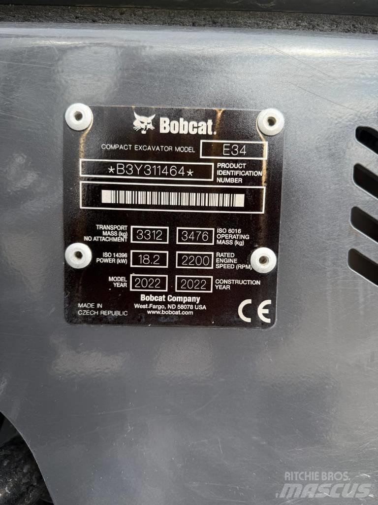 Bobcat E 34 Мини-экскаваторы