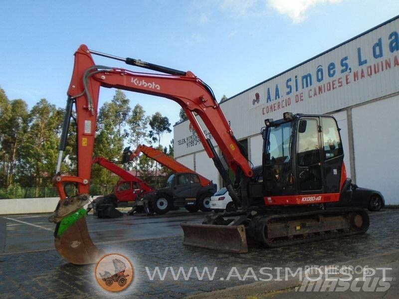 Kubota KX 080-4 Малые экскаваторы 7т-12т