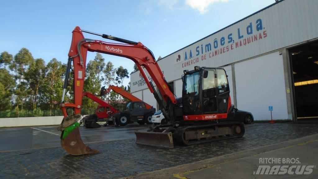Kubota KX 080-4 Малые экскаваторы 7т-12т