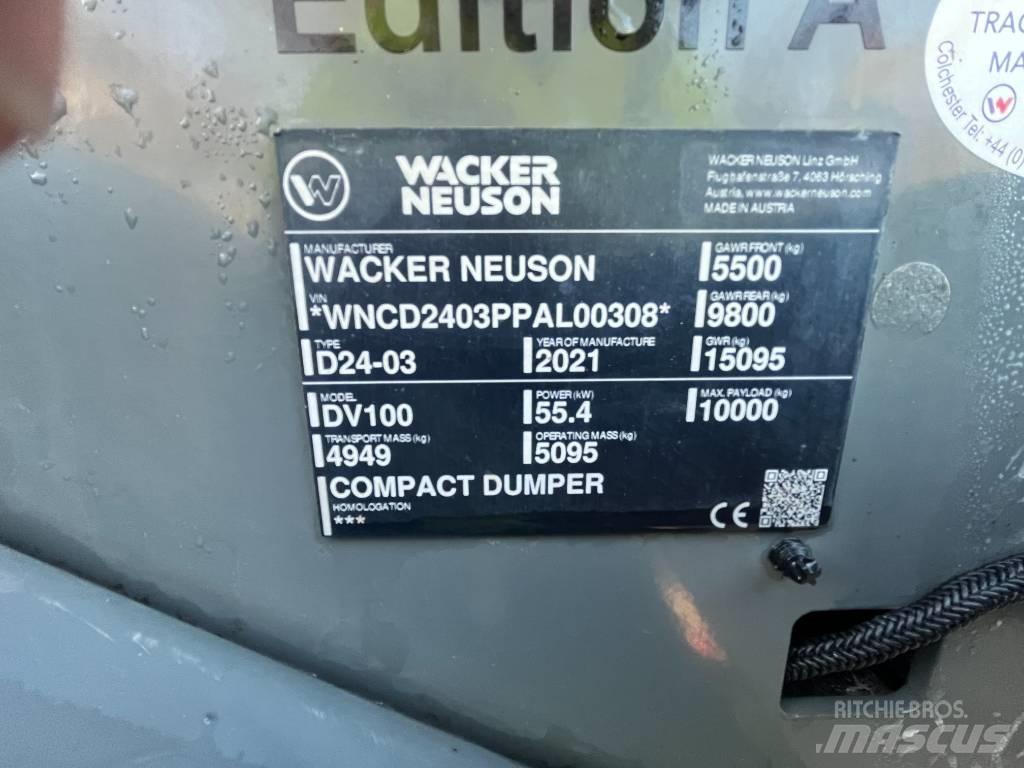 Wacker Neuson DV 100 Мини-самосвалы